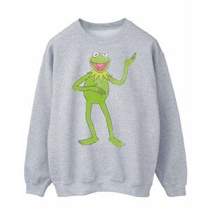 The Muppets Mens Classic Kermit Heather Sweatshirt / Heather Grey